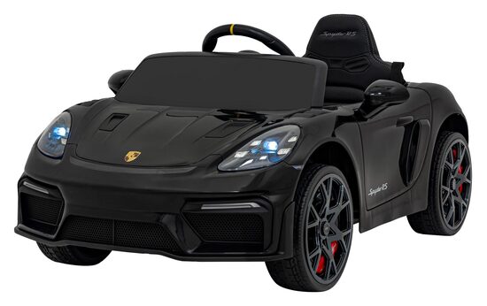 Porsche Spyder RS 718 bērnu elektro auto (melns, 2WD)