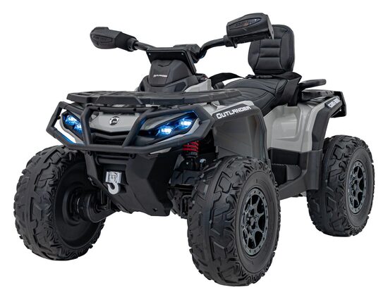 Quad Can Am Outlander ATV bērnu elektro kvadracikls (pelēks, 2WD un 4WD)