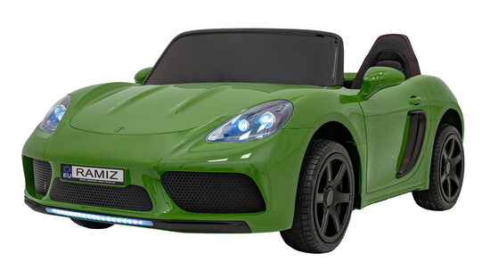 Percecta bērnu elektro auto (krāsots zaļš, 2WD)