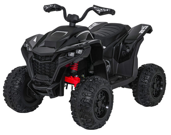 Quad Fast bērnu elektro kvadracikls (melns, 4WD)