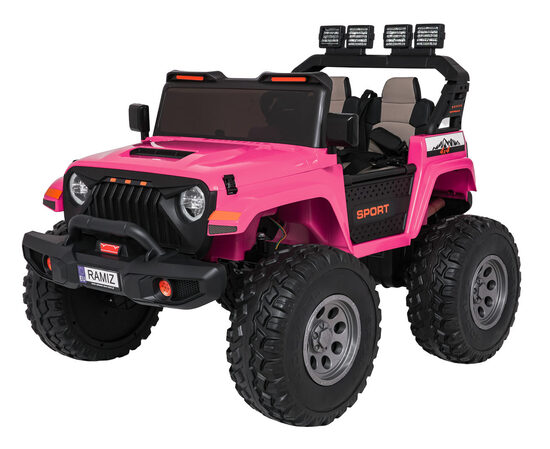 Extreme Sport 4x4 bērnu elektro auto (rozā, 4WD)