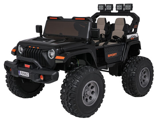 Extreme Sport 4x4 bērnu elektro auto (melns, 4WD)