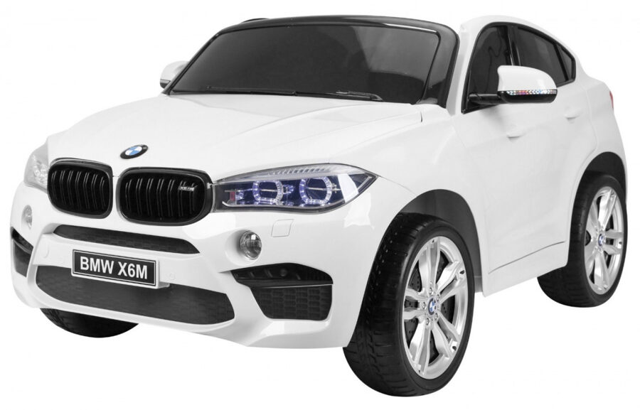 BMW X6 XXL bērnu elektro auto (balts, 2WD)
