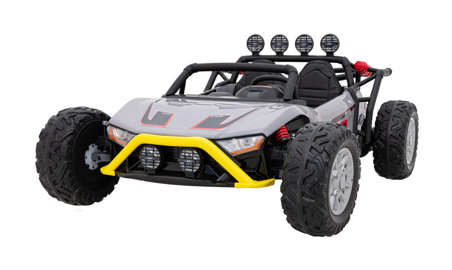 Buggy Racing 5 bērnu elektro auto (pelēks, 2WD)
