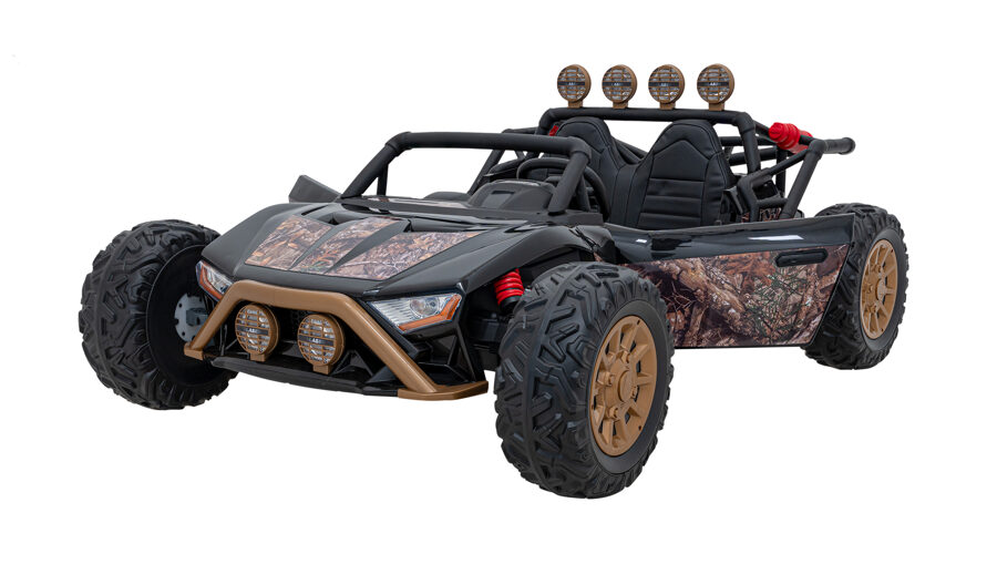 Buggy Racing 5 bērnu elektro auto (melns, 2WD)