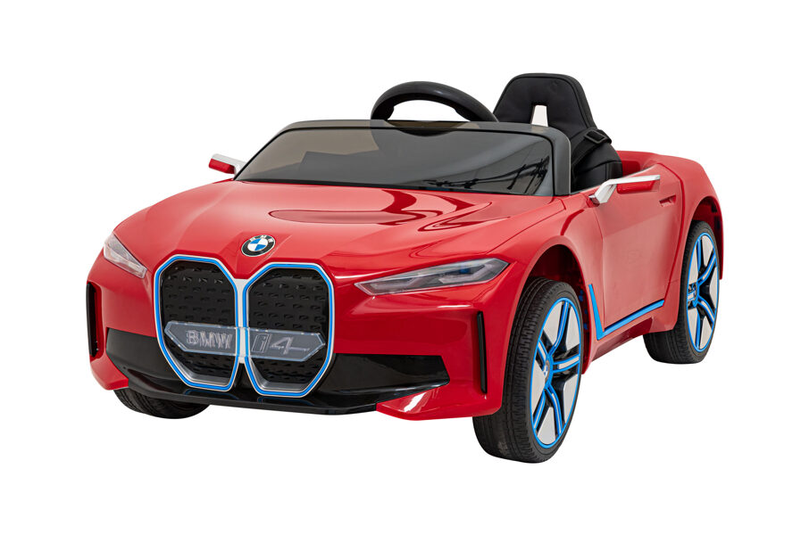 BMW I4 bērnu elektro auto (sarkans, 2WD)