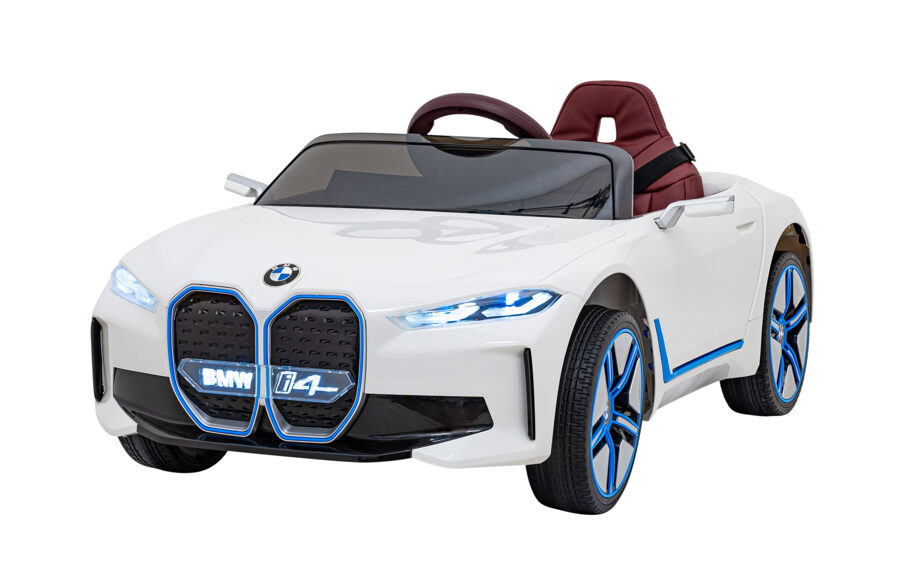 BMW I4 bērnu elektro auto (balta, 2WD)