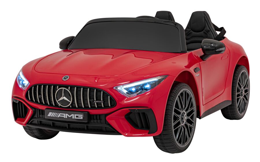 Mercedes Benz AMG SL63 bērnu elektro auto (sarkans, 4WD)