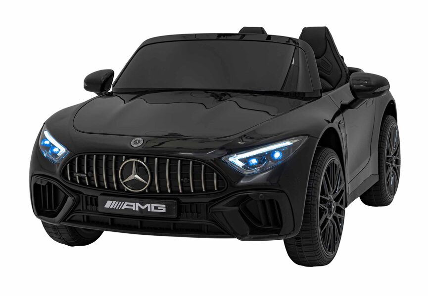 Mercedes Benz AMG SL63 bērnu elektro auto (melns, 4WD)