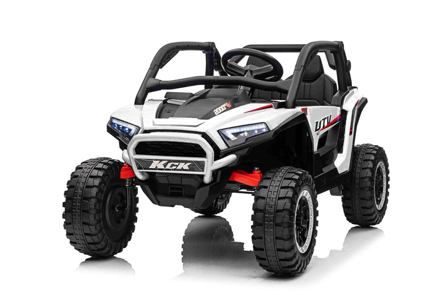 Buggy 4x4 KCK bērnu elektro auto (4WD, balts)